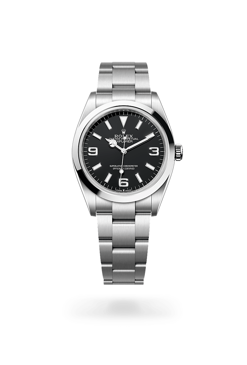 Rolex Explorer 36 M124270-0001 Herrenuhr - Oyster, 36 mm, Edelstahl Oystersteel 