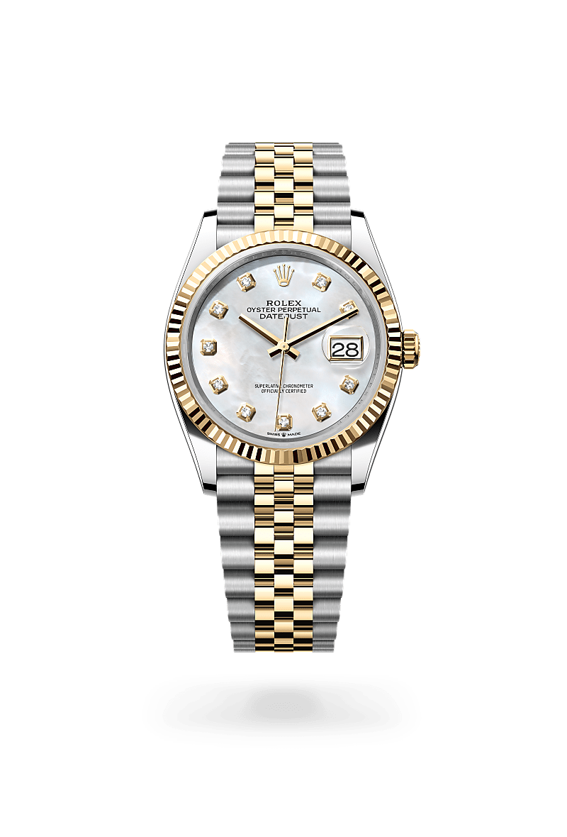 Rolex Datejust 36 M126233-0023 Herrenuhr - Oyster, 36 mm, Edelstahl Oystersteel und Gelbgold 