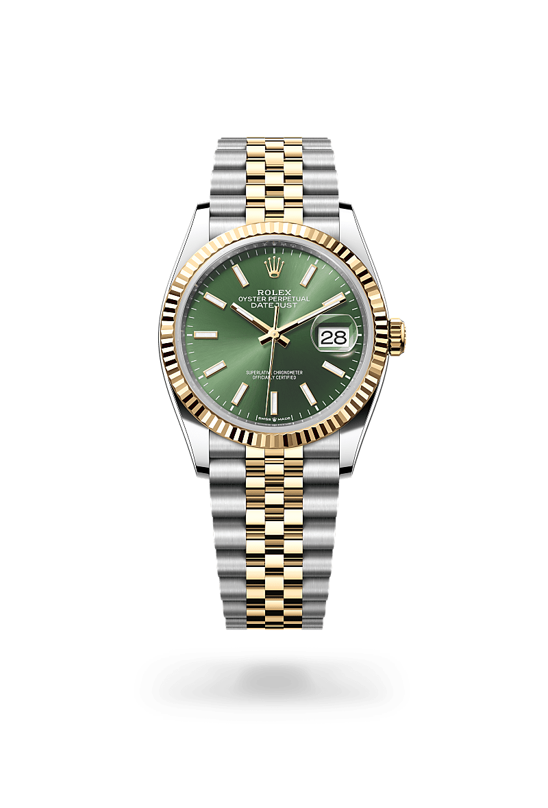 Rolex Datejust 36 M126233-0057 Herrenuhr - Oyster, 36 mm, Edelstahl Oystersteel und Gelbgold 
