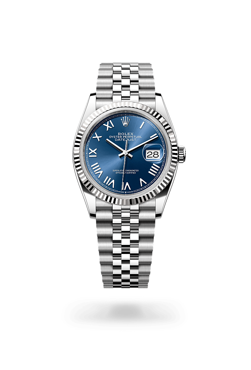 Rolex Datejust 36 M126234-0069 Herrenuhr - Oyster, 36 mm, Edelstahl Oystersteel und Weißgold 