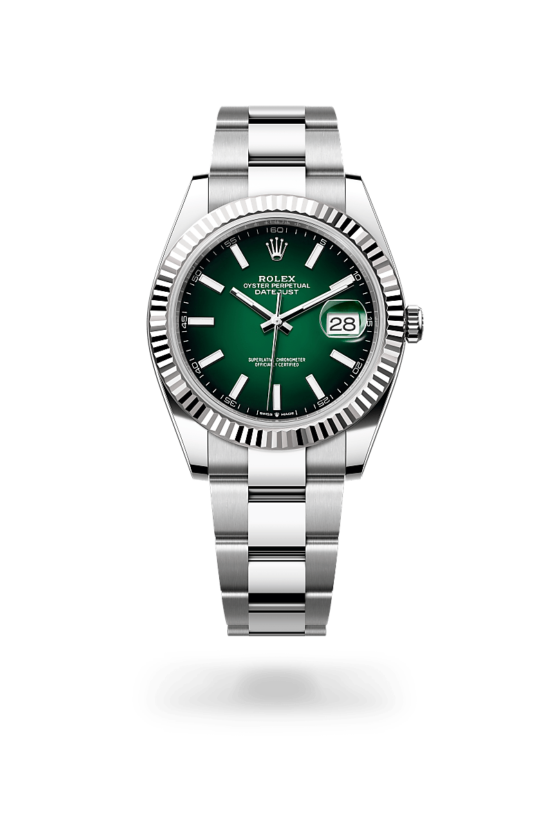 Rolex Datejust 41 M126334-0033 Herrenuhr - Oyster, 41 mm, Edelstahl Oystersteel und Weißgold 