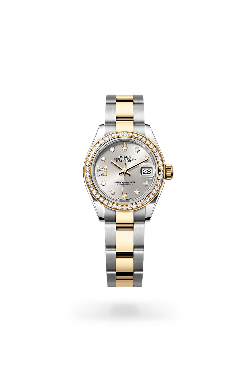 Rolex Lady-Datejust M279383RBR-0004 Herrenuhr - Oyster, 28 mm, Edelstahl Oystersteel und Gelbgold mit Diamanten 
