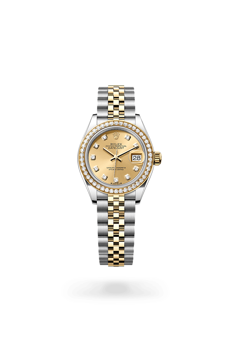 Rolex Lady-Datejust M279383RBR-0011 Herrenuhr - Oyster, 28 mm, Edelstahl Oystersteel und Gelbgold mit Diamanten 